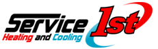service 1st heating and cooling logo