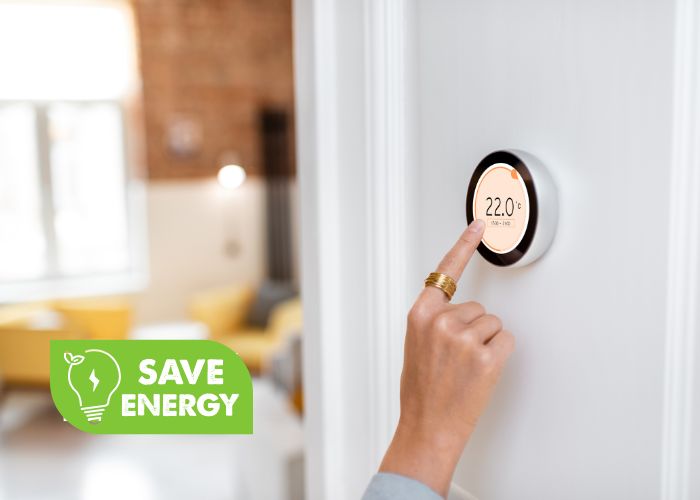save energy - turn down thermostat