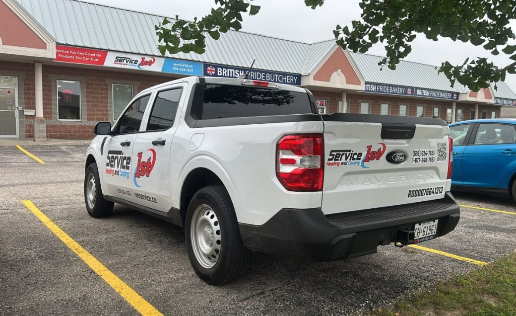 Service 1st Truck at the Office